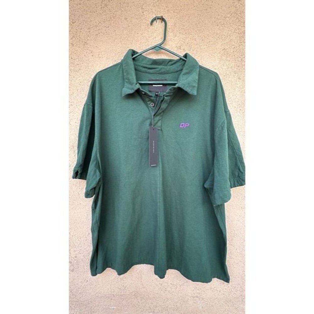 Daniel Patrick Shirt Men's 2XL Dark Green Polo New Designer Logo
